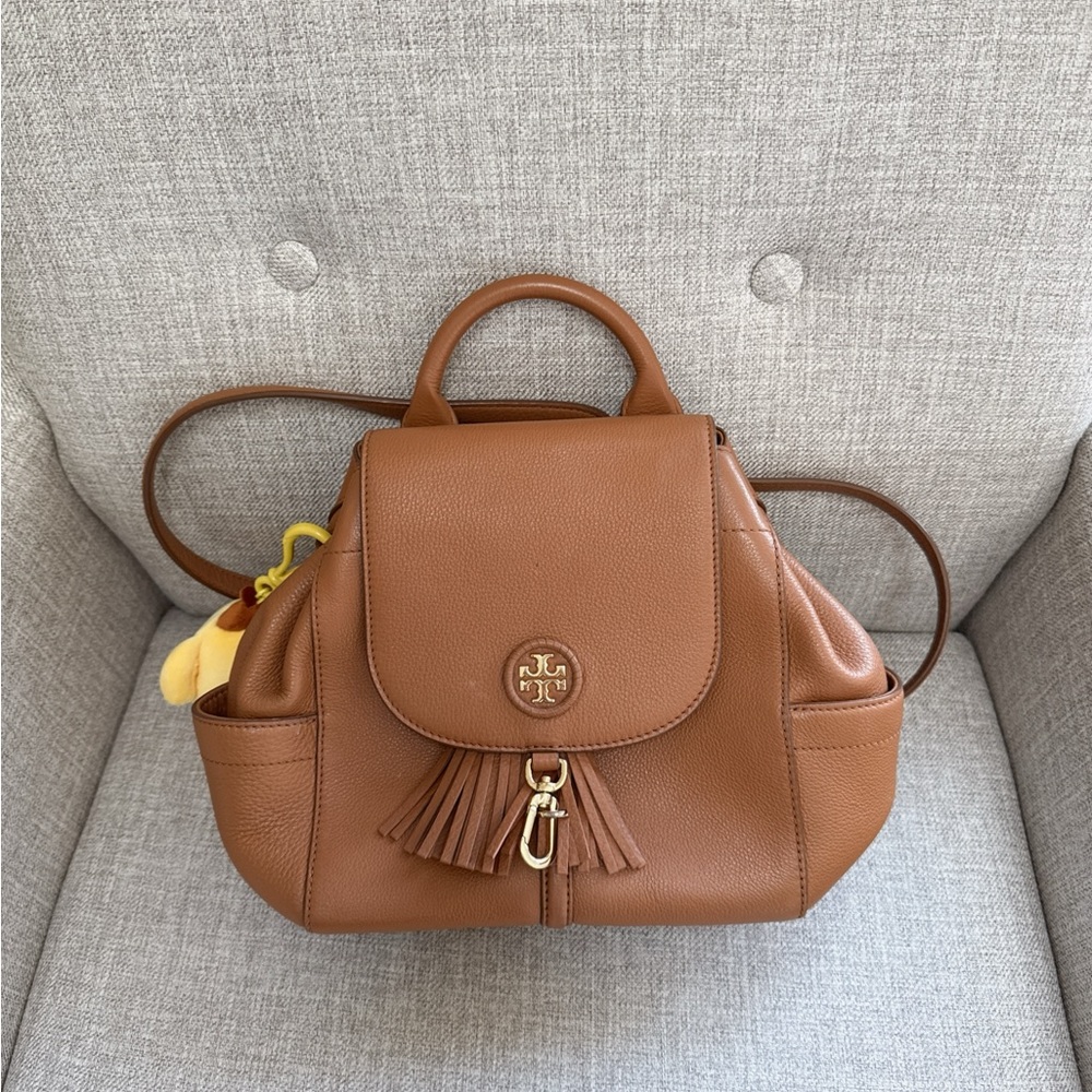 Tory Burch Leather Small Backpack - image 2